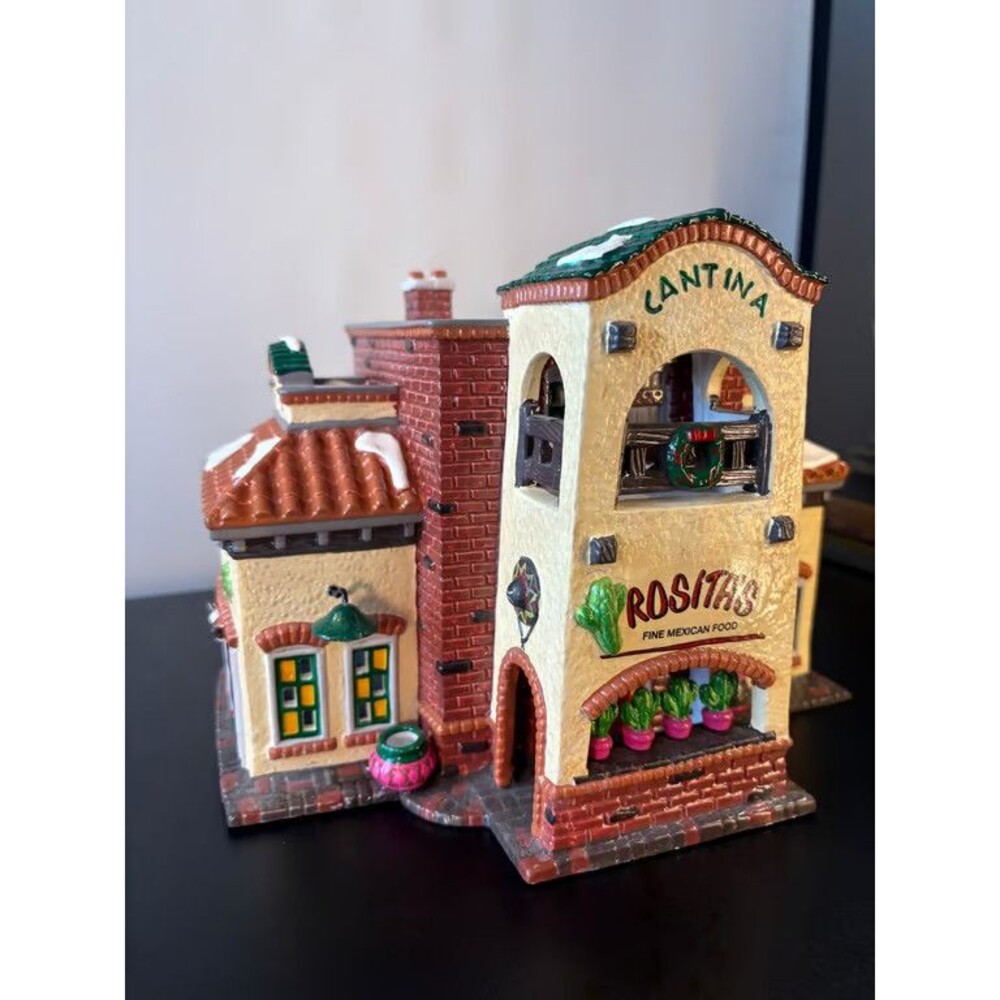 Department 56 Snow Village Cantina Rosita Restaurant Building